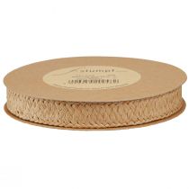 Product Gift Ribbon Paper Braided Natural Paper Ribbon 20mm 10m