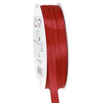 Product Gift ribbon red decorative ribbon taffeta ribbon light red 10mm 50m