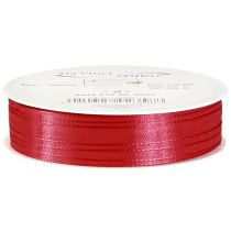 Product Gift ribbon red decorative ribbon taffeta ribbon light red 10mm 50m