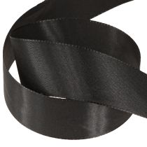 Product Gift ribbon black mourning ribbon decorative ribbon 40mm 50m