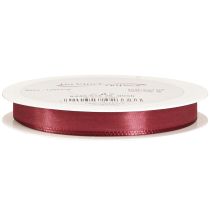 Product Gift ribbon taffeta ribbon decorative ribbon Bordeaux 15mm 50m