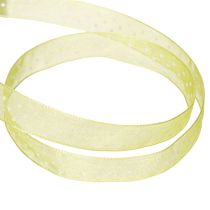Product Ribbon with polka dot pattern for decorative gift wrapping, 1.5cm wide, 20m long