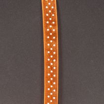 Product Gift ribbon with polka dots for elegant gift wrapping, 1.5cm wide, 20m long