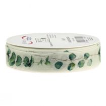 Product Gift ribbon eucalyptus decorative ribbon green 25mm 20m
