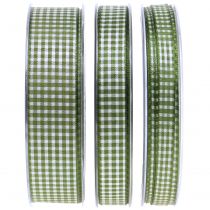 Product Gift ribbon diamonds green 8mm - 25mm 20m
