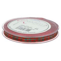 Product Gift Ribbon Scottish Christmas Ribbon Red Green 10mm 20m