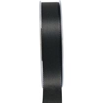 Product Gift ribbon black mourning floral decorative ribbon 25mm 50m