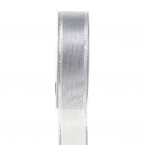 Product Gift ribbon silver ring effect 25mm 25m