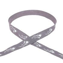 Product Gift ribbon stars Christmas ribbon purple ribbon 15mm 20m