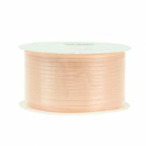 Product Satin ribbon salmon gift ribbon double satin ribbon 6mm 50m