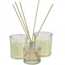 Gift set room fragrance scented candles in a glass vanilla scent
