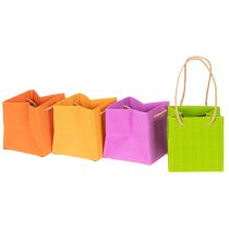 Product Gift bag, paper bag with handles, colorful packaging, 10.5cm, 8 pieces