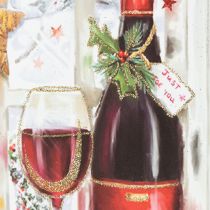 Product Christmas gift bag 8cm x 18cm H24cm set of 2