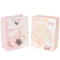 Product Gift bags for baby girls, birth gift bags, 23×18cm, 2 pieces