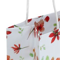 Gift bags with flowers 25cm x 20cm x 11cm 6pcs