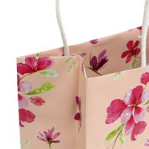 Gift bags with flowers 20cm x 11cm x 25cm 6pcs