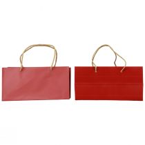 Product Gift bags red paper bags with handle 24×12×12cm 6pcs