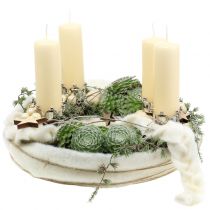 Product Tealight holder crown silver Ø4.8cm 4 pcs