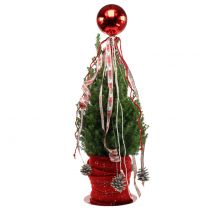 Product Christmas ball plastic small Ø14cm red 1 pc