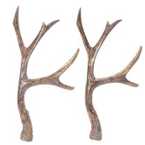 Product Artificial decorative antlers, rustic Christmas ornaments, 29cm, 2 pieces
