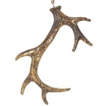 Product Rustic antler decoration pendants for wall or tree, 15cm, 6 pieces