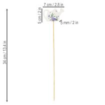 Product Watering can decorative stakes for bouquets and balcony flower decoration, 34cm, 8 pieces