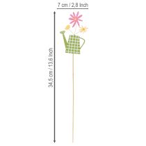 Product Watering can decorations for springtime decoration in the garden or flower pots (12 pieces)