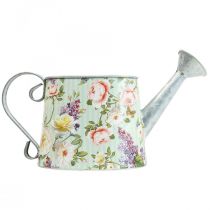 Decorative watering can country house metal for planting H16cm