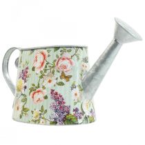 Decorative watering can country house metal for planting H16cm