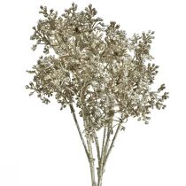 Product Gypsum Herb Gypsophila Artificial Plants Metallic L38cm 3pcs