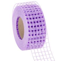 Product Purple mesh tape, 4.5 cm wide, decorative tape roll for creative crafts, 10 m