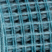 Product Decorative ribbon, grid ribbon, 4.5 cm wide, blue, for craft projects, 10 m