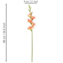 Product Artificial gladiolus with many blossoms for a bouquet, 88cm