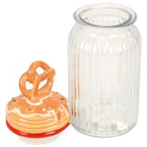 Product Bonboniere Glass Cookie Jar with Lid Pretzel Ø11cm H28.5cm