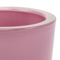 Product Glass planter Ø7.8 H8cm old pink