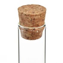 Product Test tube decoration glass tubes cork mini vases H13cm