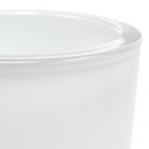 Product Glass pot Ø7.8cm H8cm white
