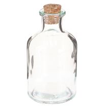 Product Glass Vase Bottles Decorative Vase with Cork H10.5cm 8 pcs