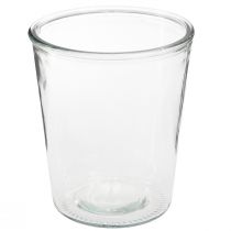 Product Glass vase conical vase glass planter Ø14cm H16cm 2pcs