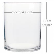 Product Glass vase Ø12cm H15cm