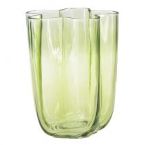 Product Glass vase green vase flower decorative vase Ø15cm H20cm