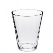 Product Glass Vase Conical Clear Ø11cm H15cm