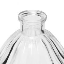 Product Glass vases mini vases glass bulbous clear 8.5x9.5cm 6pcs