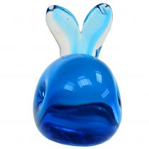 Product Glass Whale Blue L12cm