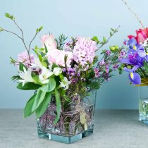 Product Clear glass cubes 8cm x 8cm x 8cm, 6 pieces