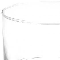 Product Glass vase glass cylinder Ø9cm H7cm