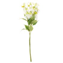 Product Artificial Gloriosa flower, white and yellow, elegant flowering branch for decoration, 80cm, 3 pieces