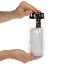 Product Grave candle lantern with black lid 23cm