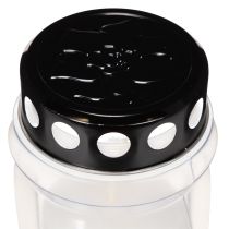 Product Grave candle lantern with black lid 23cm