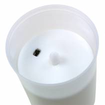 Product LED grave light white, warm white timer battery operated Ø6.8 H12.2cm